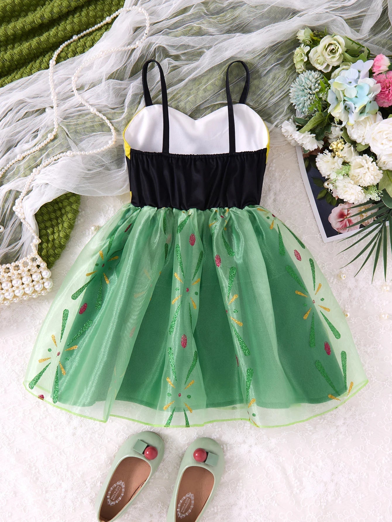 Princess Emerald Green Play Dress