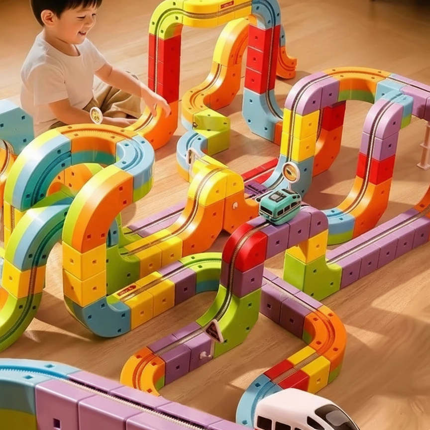 NeuroRail™ – The train set kids can’t stop watching