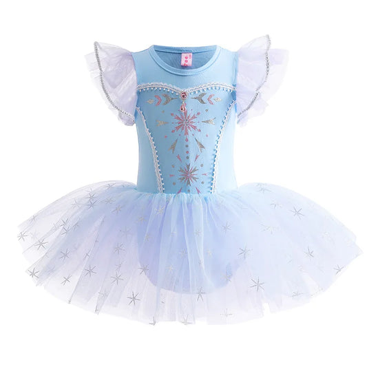 Princess Snowflake Star Tutu Dress