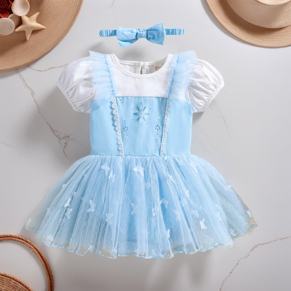 Baby Fairytale Light Blue Tutu Romper