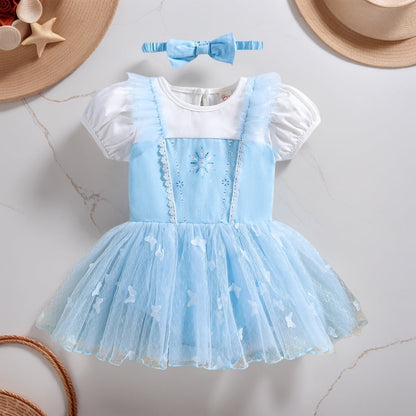 Baby Fairytale Light Blue Tutu Romper